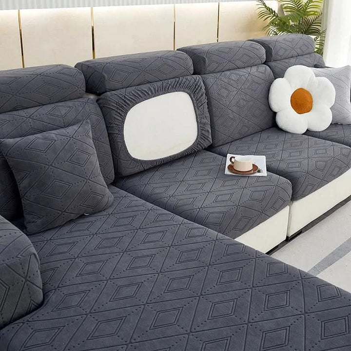 Lisslune | SlipBliss - Elegant Jacquard Non-Slip Sofa Cover