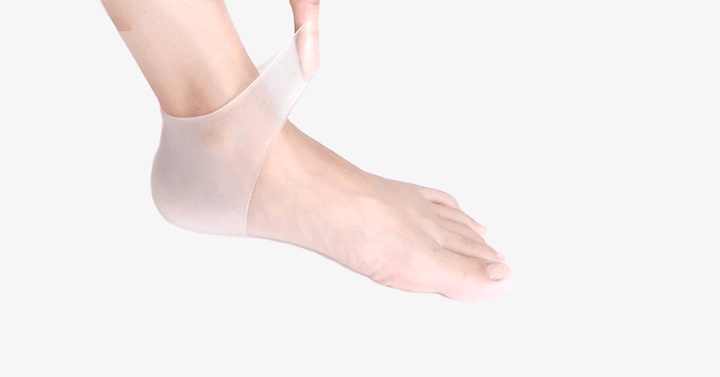 Lisslune | Silicone Gel Heel and Ankle Sock for Plantar Fasciitis