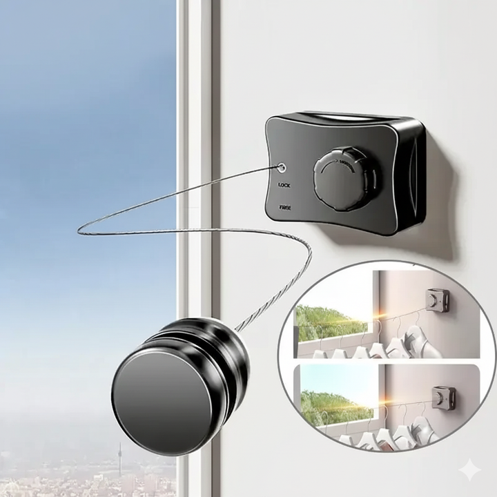 Lisslune | FOLDILINE – Extendable drying rack for space-saving living