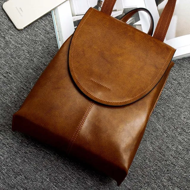 Lisslune | Trendy Leather Backpack for Women - Stylish, Versatile & Sustainable