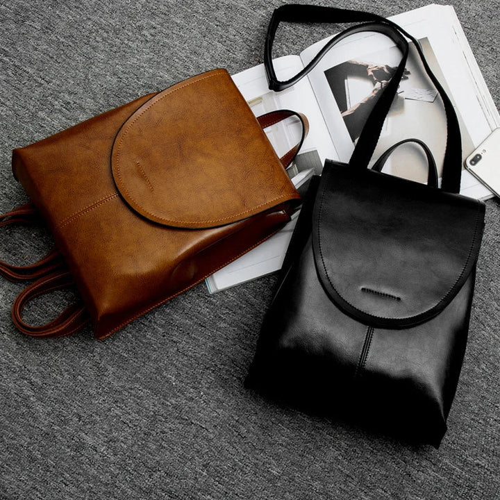 Lisslune | Trendy Leather Backpack for Women - Stylish, Versatile & Sustainable