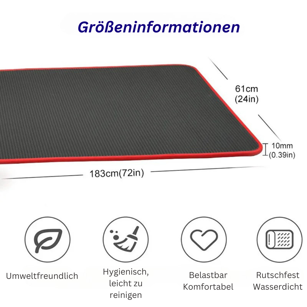 Lisslune | FlexiMat – Extra Thick Non-Slip Yoga Mat for Ultimate Comfort & Stability