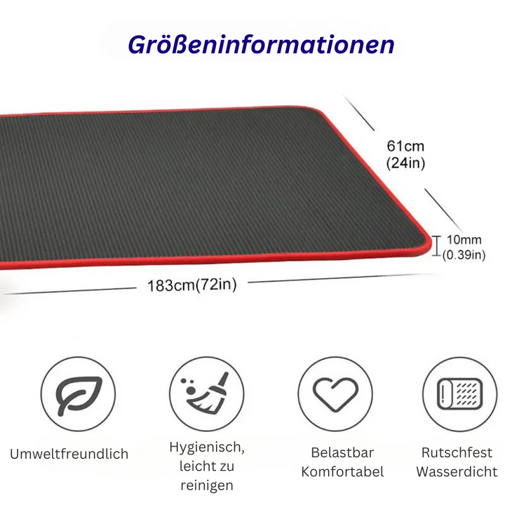 Lisslune | FlexiMat – Extra Thick Non-Slip Yoga Mat for Ultimate Comfort & Stability
