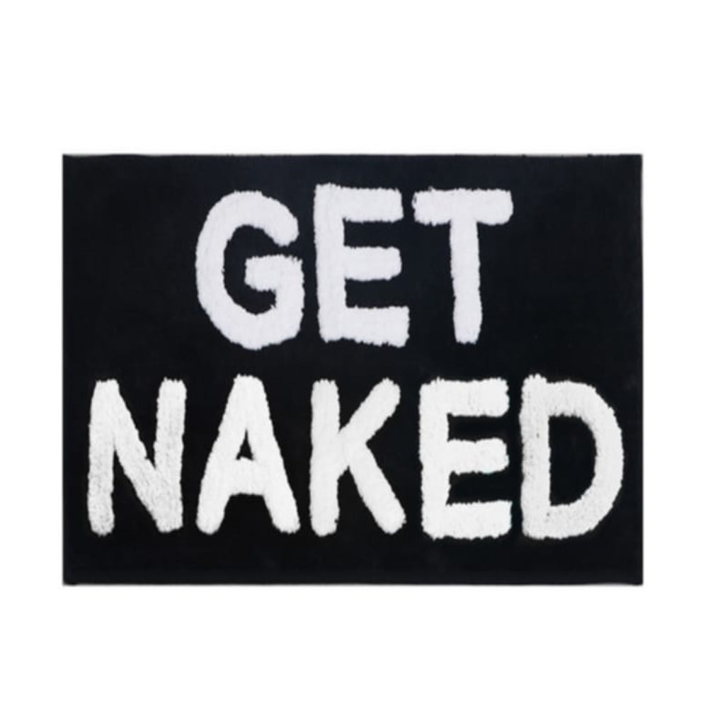 Lisslune | "Get Naked" Funny Bathroom Mat