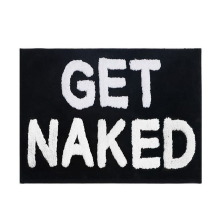 Lisslune | "Get Naked" Funny Bathroom Mat