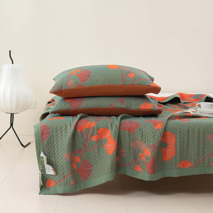 Lisslune | Cotton Bedding Set with Botanical Design