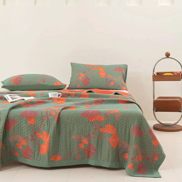 Lisslune | Cotton Bedding Set with Botanical Design