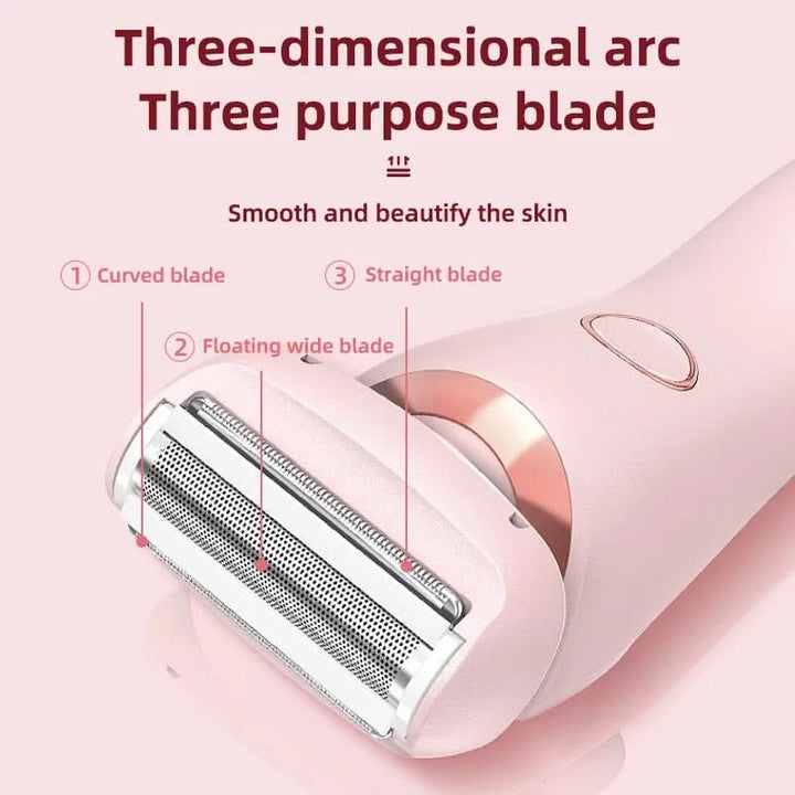Lisslune | Glidease – Electric razor for men with LED & skin-friendly precision shaving