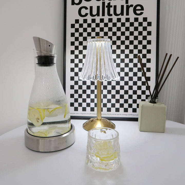 Lisslune | RadiantGold – Elegant Portable Table Lamp