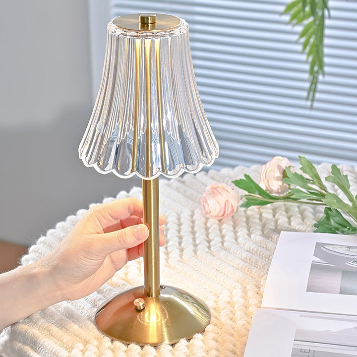 Lisslune | RadiantGold – Elegant Portable Table Lamp