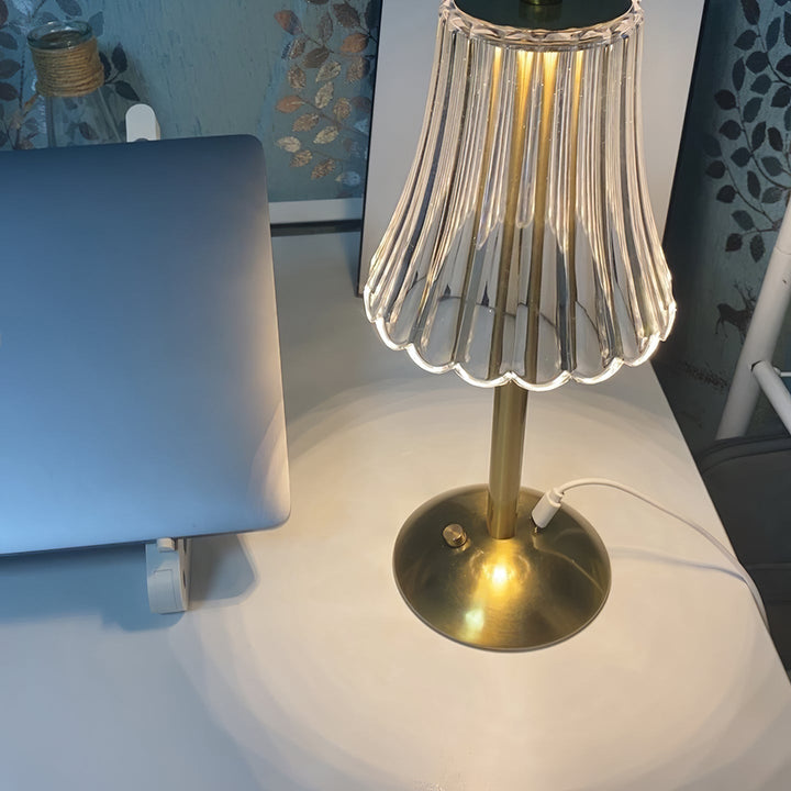 Lisslune | RadiantGold – Elegant Portable Table Lamp