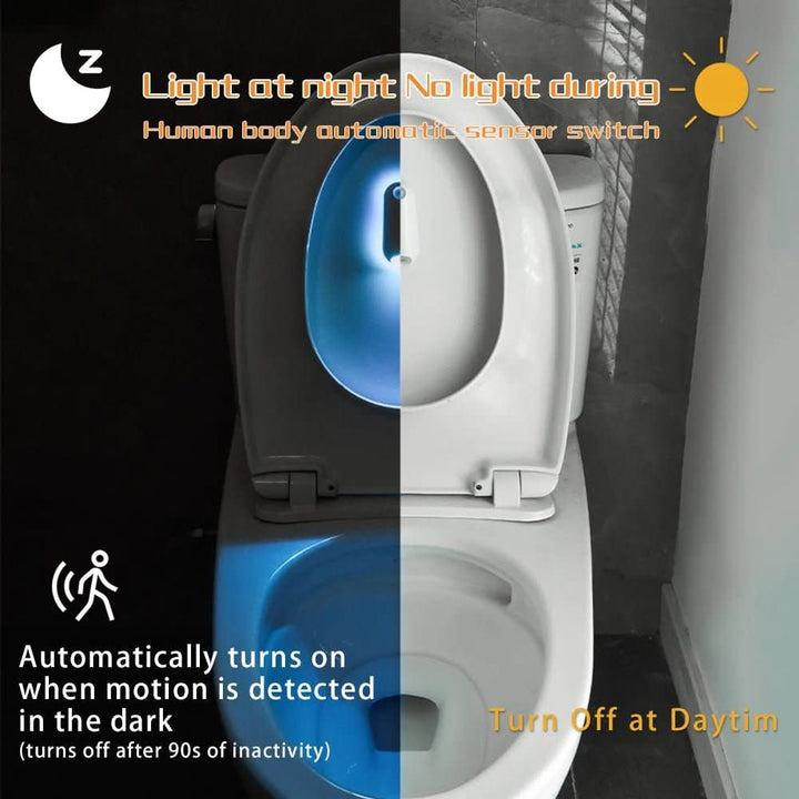 Lisslune | Motion Sensor Toilet Light with 7 RGB Colors