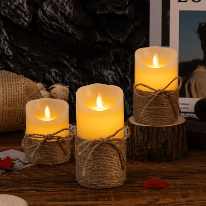 Lisslune | LED candles with flicker effect in various designs