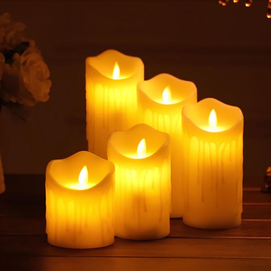 Lisslune | LED candles with flicker effect in various designs