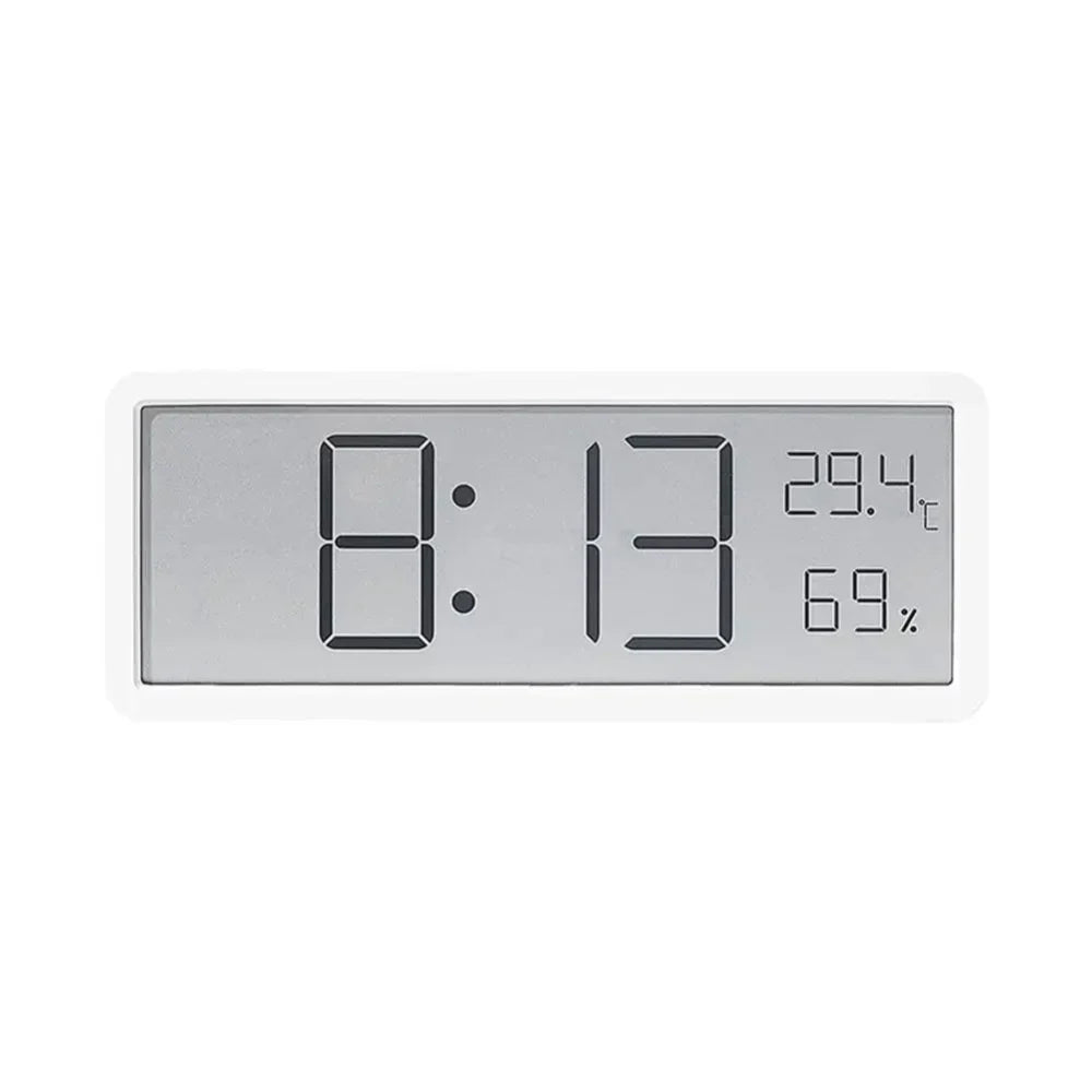 Lisslune | GlowTime – Digital LED Wall Clock with Temperature & Humidity Display