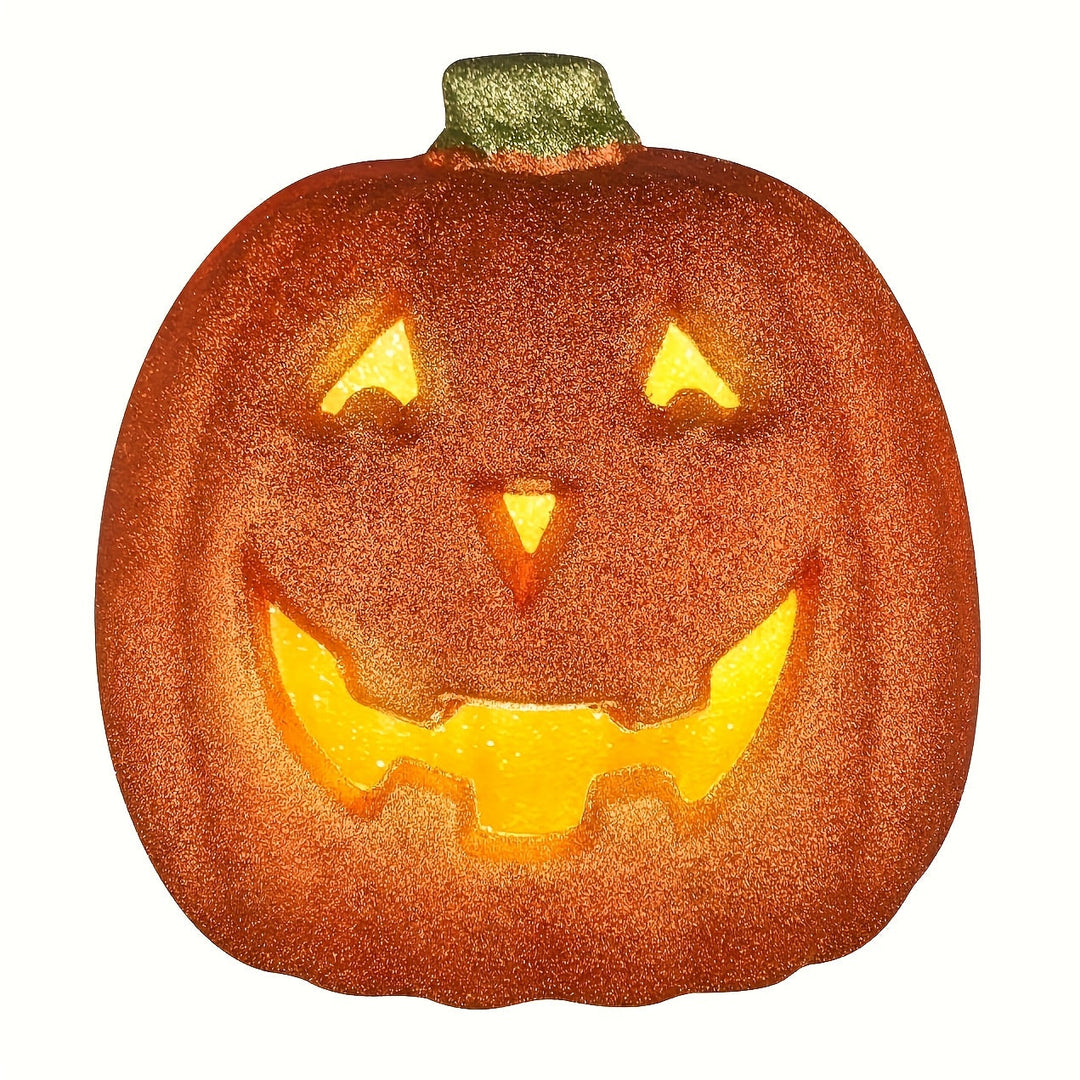 Lisslune | Glowing Jack O’Lantern – Light-Up Battery Halloween Pumpkin Decor