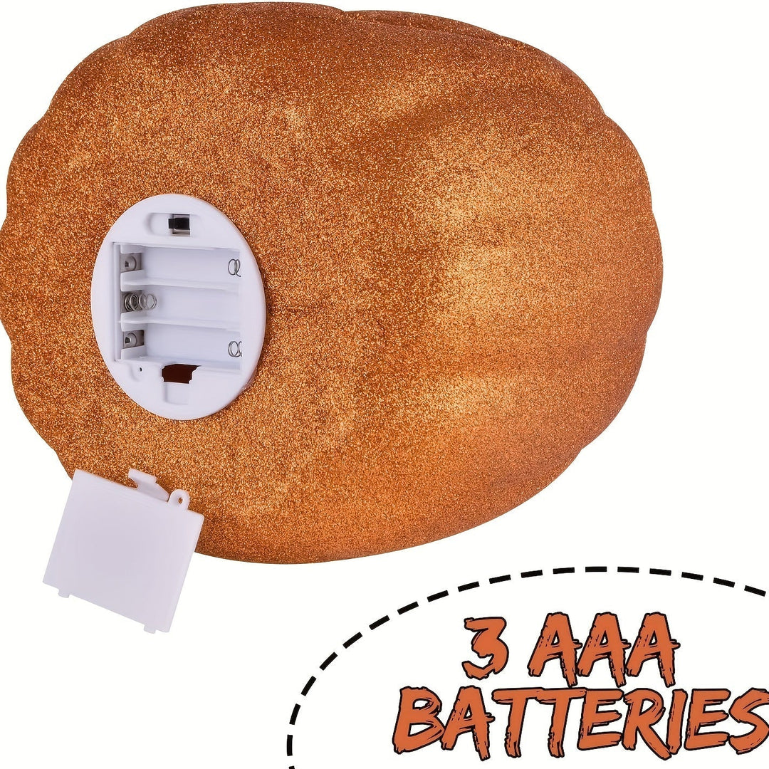 Lisslune | Glowing Jack O’Lantern – Light-Up Battery Halloween Pumpkin Decor