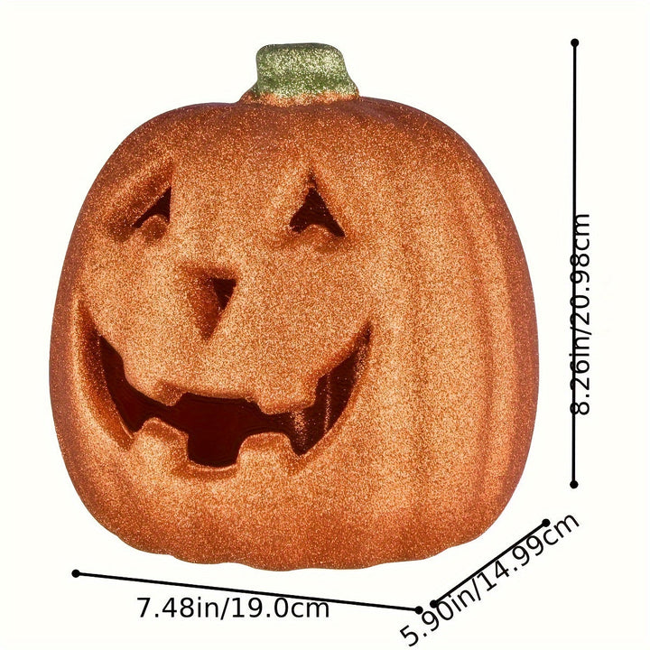 Lisslune | Glowing Jack O’Lantern – Light-Up Battery Halloween Pumpkin Decor