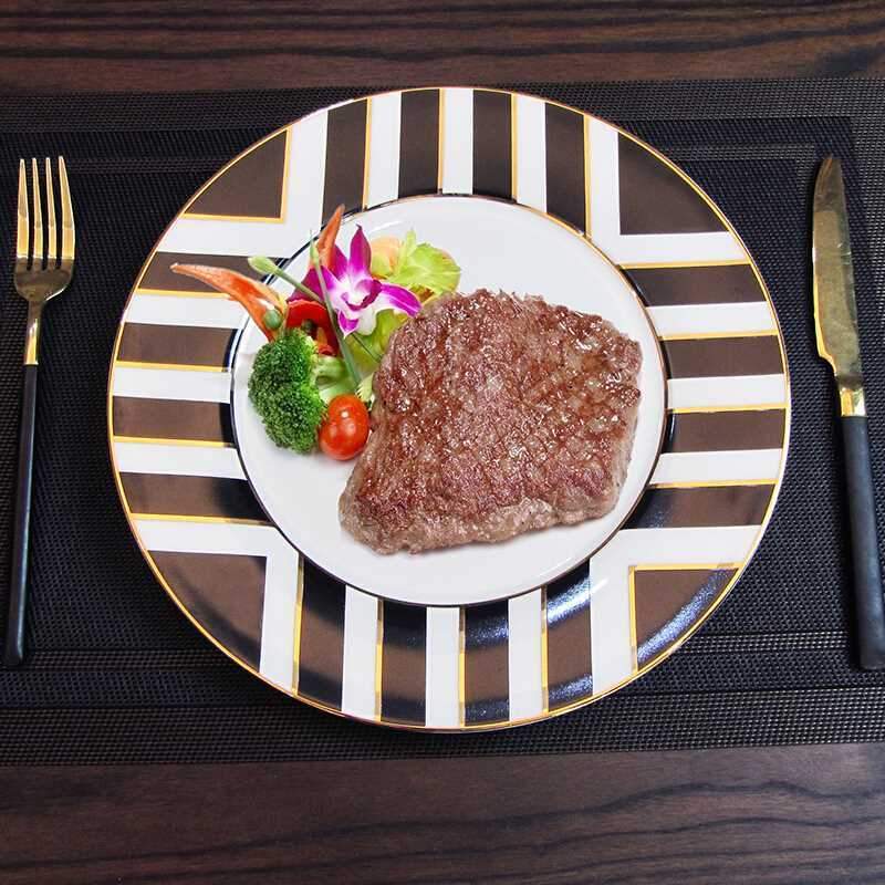 Lisslune | Classic 4-Piece Mozart Dinner Set – Porcelain Tableware for Formal Dining & Special Occasions