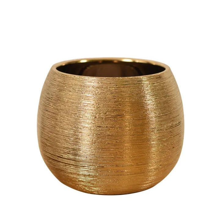 Lisslune | Gold-coated flower pot