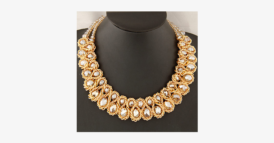 Lisslune | Large Choker Double Pearl Necklace – Must-Have jewelry piece with elegant and unique design