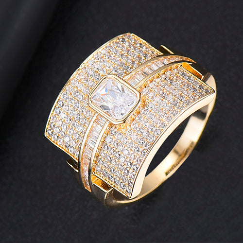 Lisslune | Monaco Design Luxury Statement Stackable Ring For Women