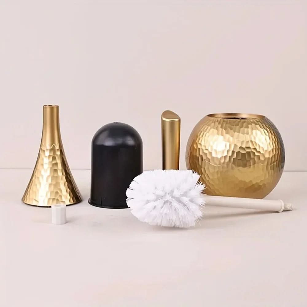 Lisslune | Elegant toilet brush in gold look for style, hygiene & luxury in the bathroom
