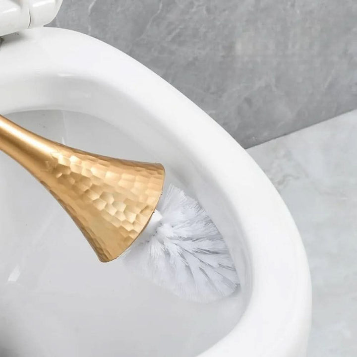 Lisslune | Elegant toilet brush in gold look for style, hygiene & luxury in the bathroom