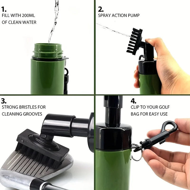 Lisslune | Portable Golf Club Cleaner Brush