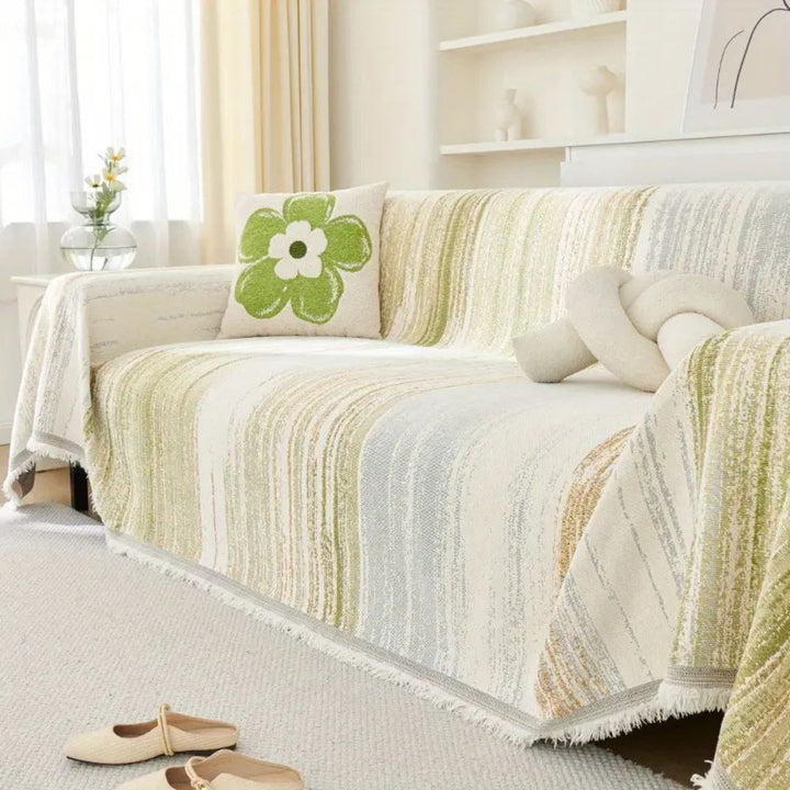 Lisslune | Serene Stripes Sofa Cover