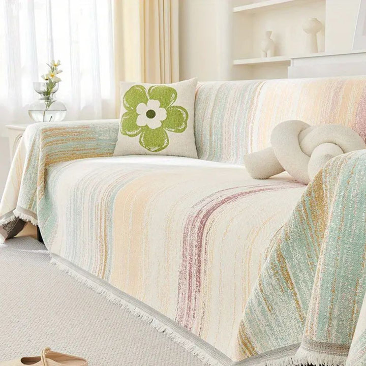 Lisslune | Serene Stripes Sofa Cover
