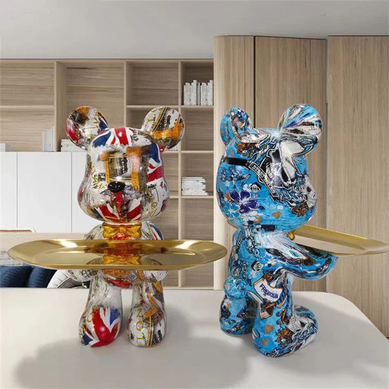 Lisslune | Graffiti Bear Figure Key Storage