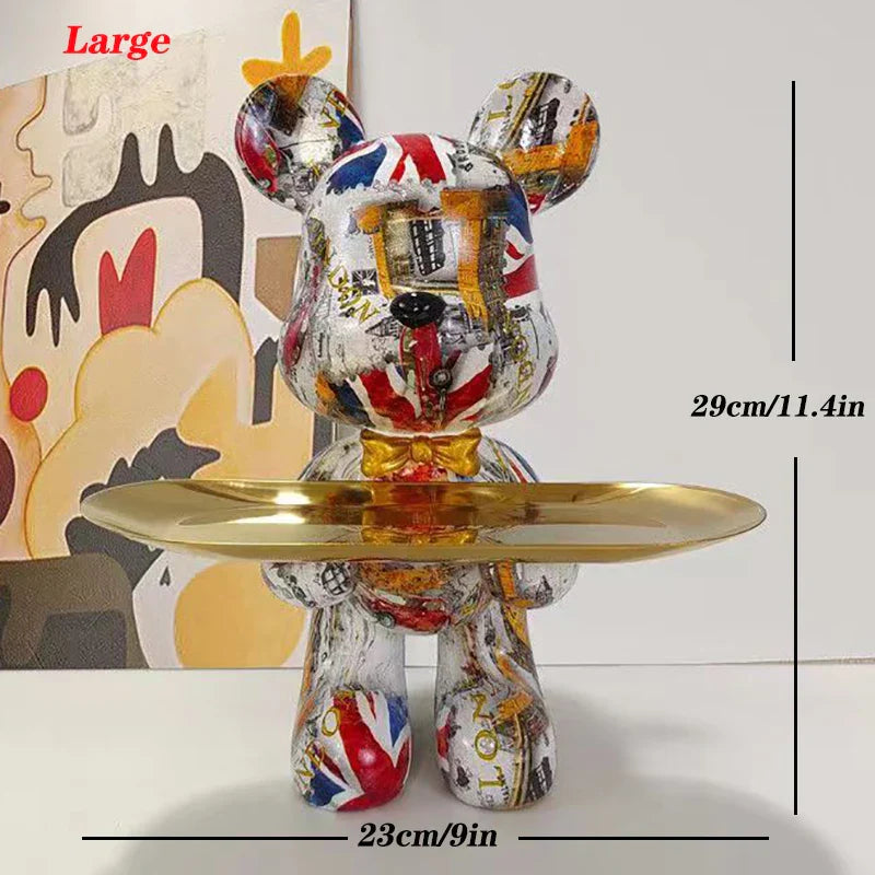 Lisslune | Graffiti Bear Figure Key Storage