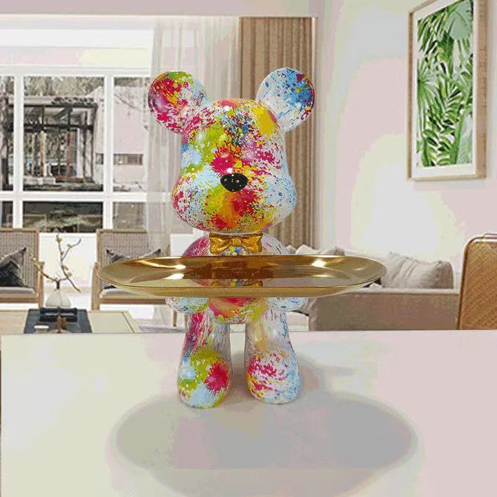 Lisslune | Graffiti Bear Figure Key Storage