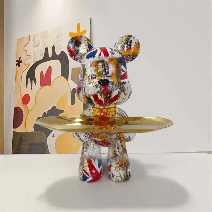 Lisslune | Graffiti Bear Figure Key Storage