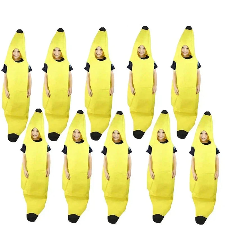 Lisslune | Yellow Banana Costume for Men – Funny Outfit for Carnival, Halloween & Theme Parties