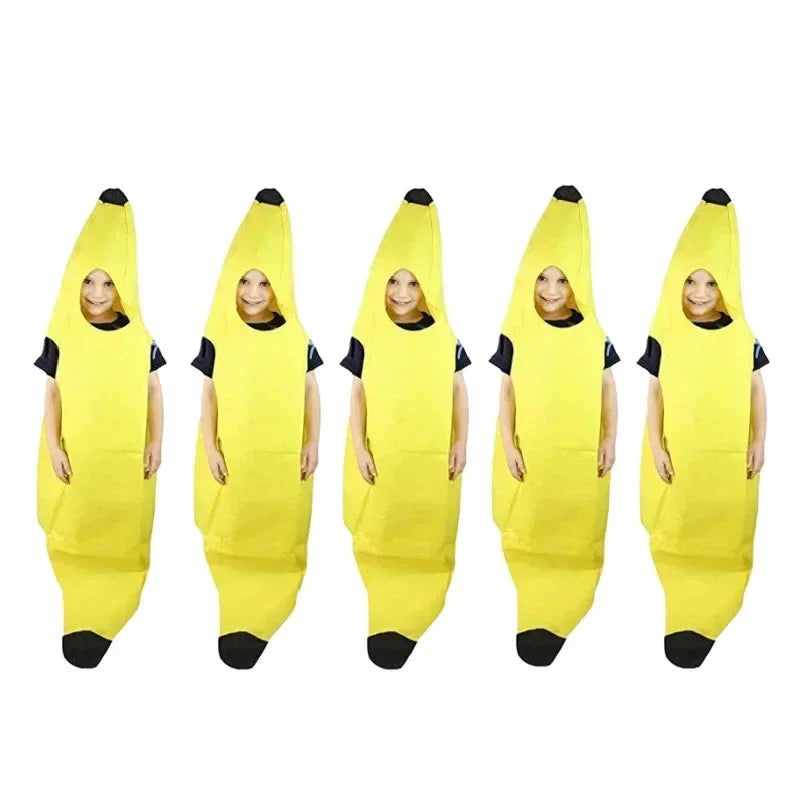 Lisslune | Yellow Banana Costume for Men – Funny Outfit for Carnival, Halloween & Theme Parties