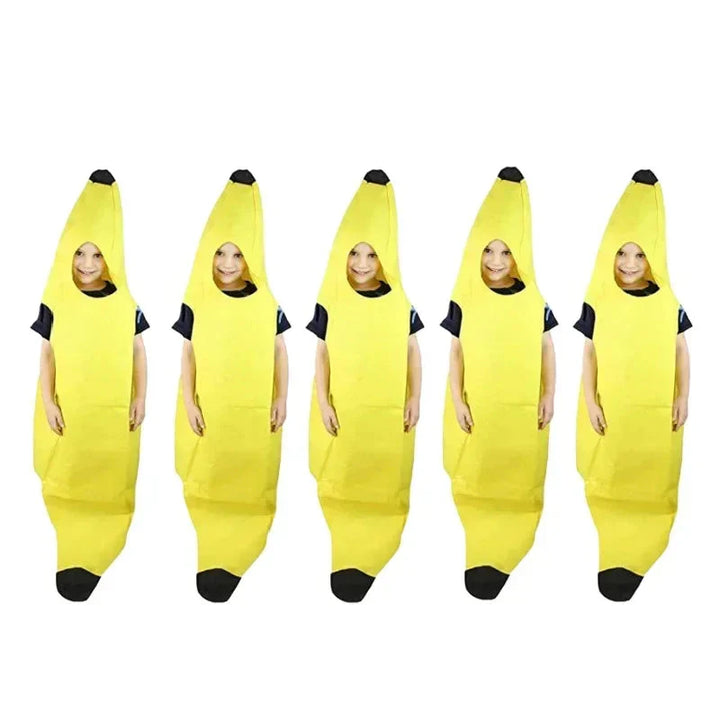 Lisslune | Yellow Banana Costume for Men – Funny Outfit for Carnival, Halloween & Theme Parties