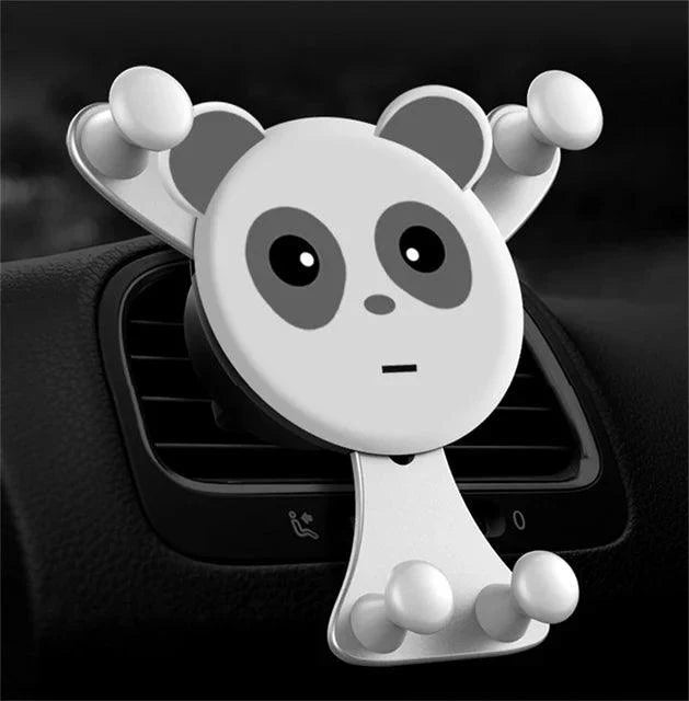 Lisslune | Gravity-operated hands-free phone holder for the car: Your essential companion at the roadside