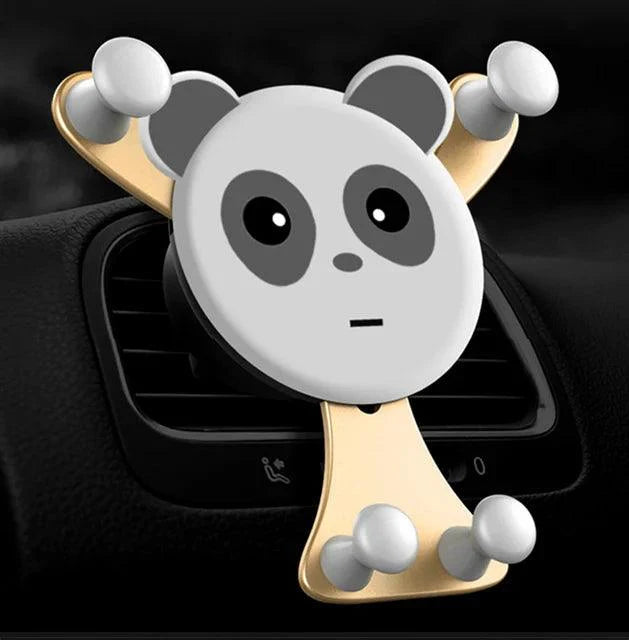 Lisslune | Gravity-operated hands-free phone holder for the car: Your essential companion at the roadside