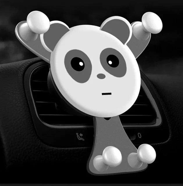 Lisslune | Gravity-operated hands-free phone holder for the car: Your essential companion at the roadside