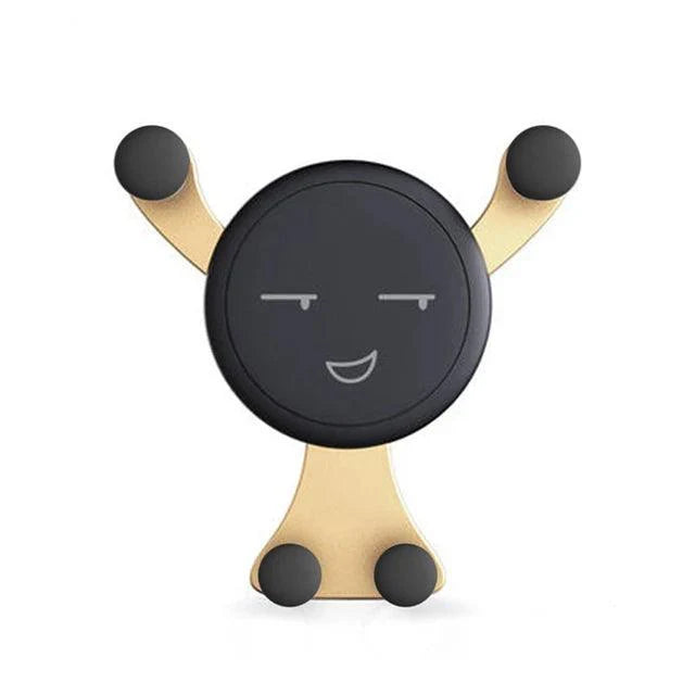 Lisslune | Gravity-operated hands-free phone holder for the car: Your essential companion at the roadside