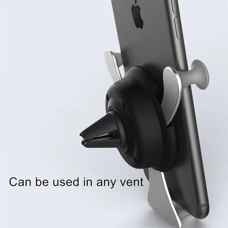 Lisslune | Gravity-operated hands-free phone holder for the car: Your essential companion at the roadside