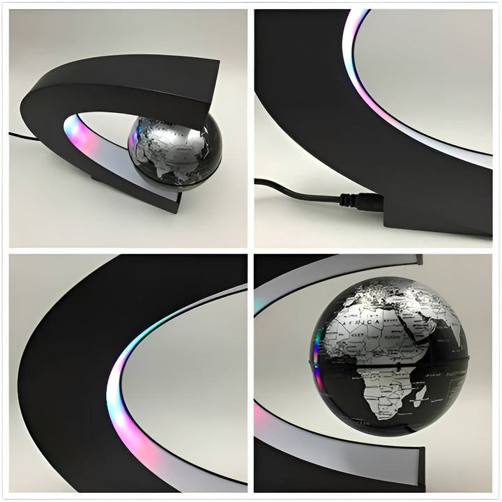 Lisslune | Magic Floating Globe with LED Lighting and Educational Touch