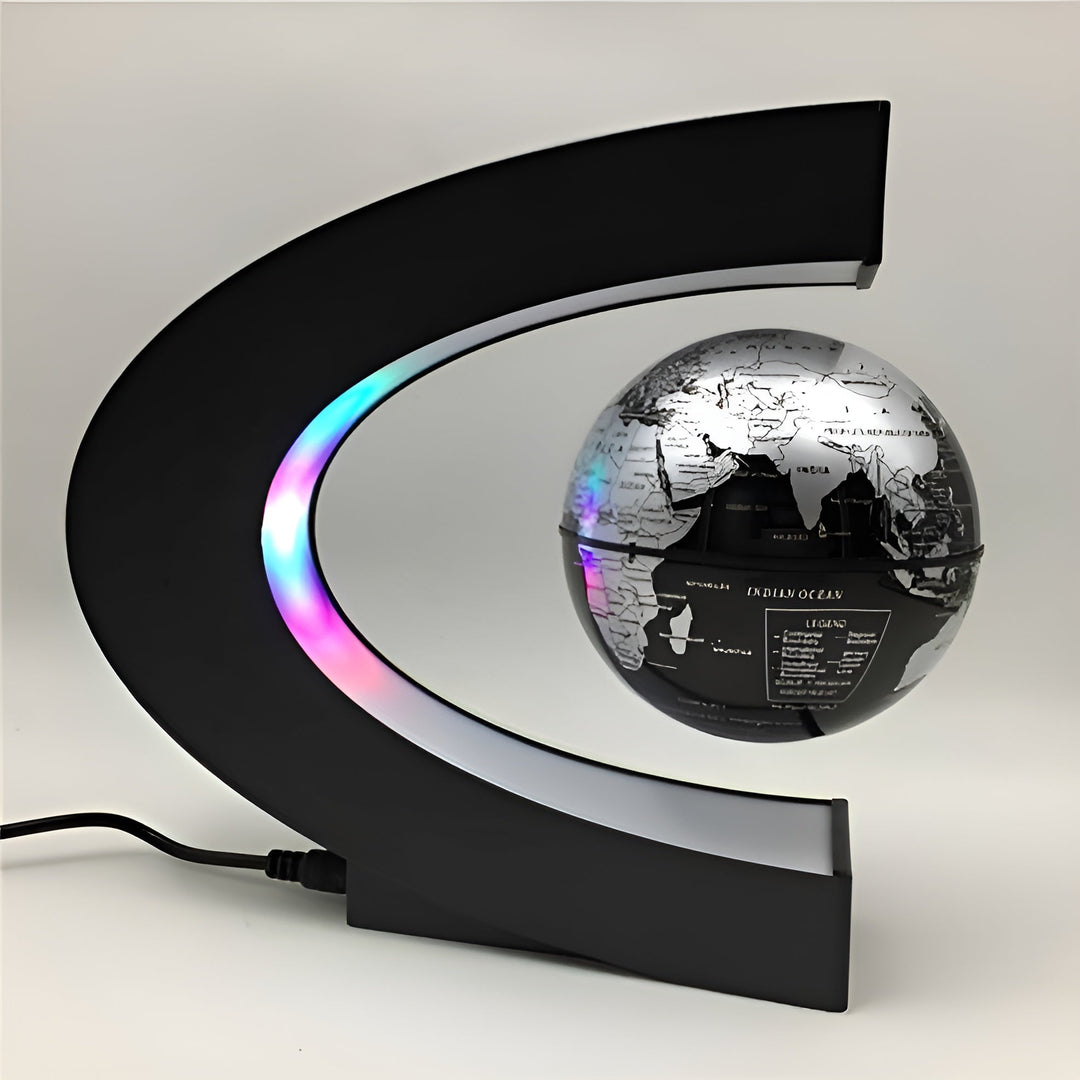 Lisslune | Magic Floating Globe with LED Lighting and Educational Touch