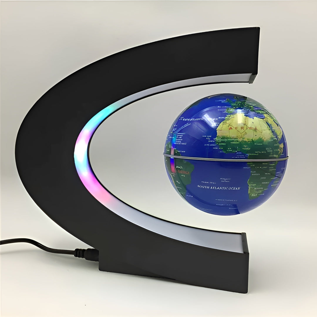 Lisslune | Magic Floating Globe with LED Lighting and Educational Touch