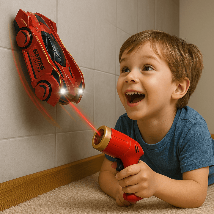 Lisslune | Laser-controlled wall climbing RC car