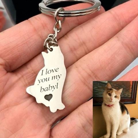 Lisslune | Four-legged Engraving - Necklace / Keychain personalized
