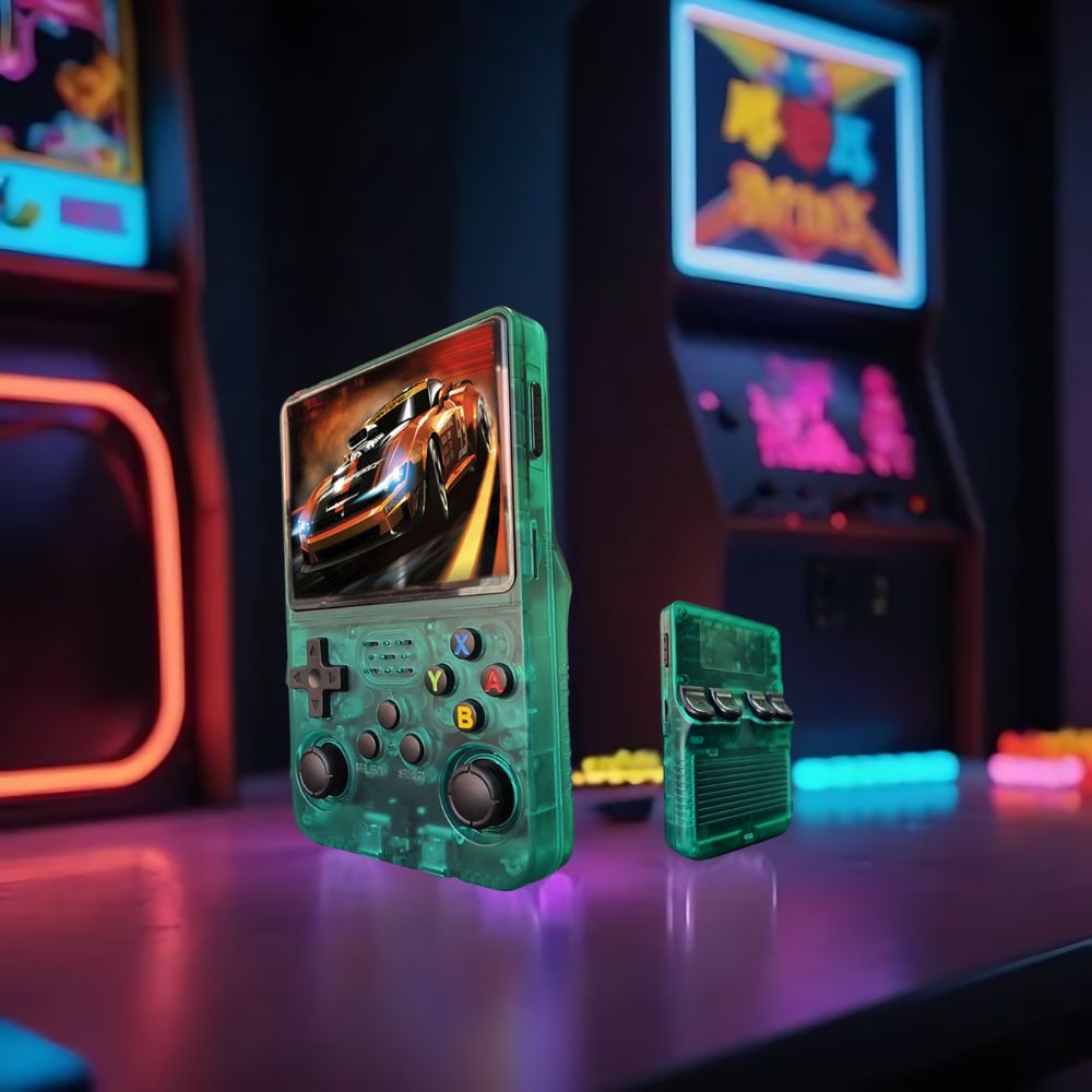 Lisslune | Retro Revolution: Handheld Gaming Console with HD Screen & USB Charging