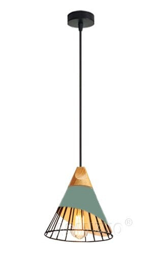 Lisslune | Modern Wooden Cone Pendant Lights